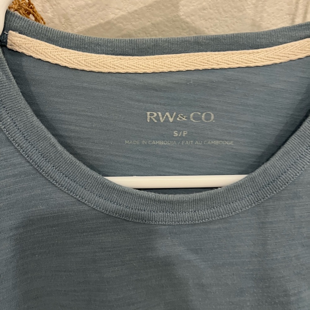 RW&CO. Slate Blue Crew Neck Tee